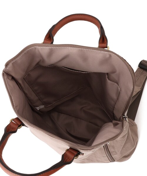 Jayro（ジャイロ）の「皺ナイロンL字リュック（バックパック/リュック・レディース・ブラック/ホワイト系/ブラウン系/ブルー系・F）」の18枚目の写真