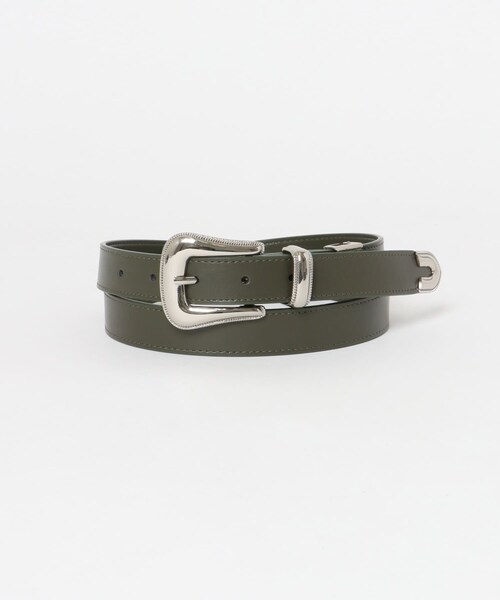 SENSE OF PLACE by URBAN RESEARCH(センスオブプレイスバイアーバンリサーチ)の「FLウエスタンベルト25mm(ベルト・メンズ・BLACK/BROWN/KHAKI・one)」の3枚目の写真