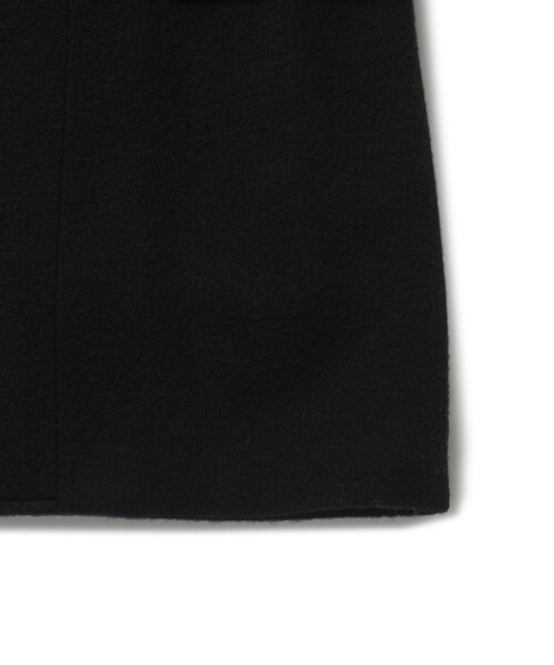 ADAM ET ROPE'（アダムエロペ）の「【blurhms ROOTSTOCK】Wool Melton Duffle Coat（ダッフルコート・メンズ・ブラック・2/3）」の9枚目の写真