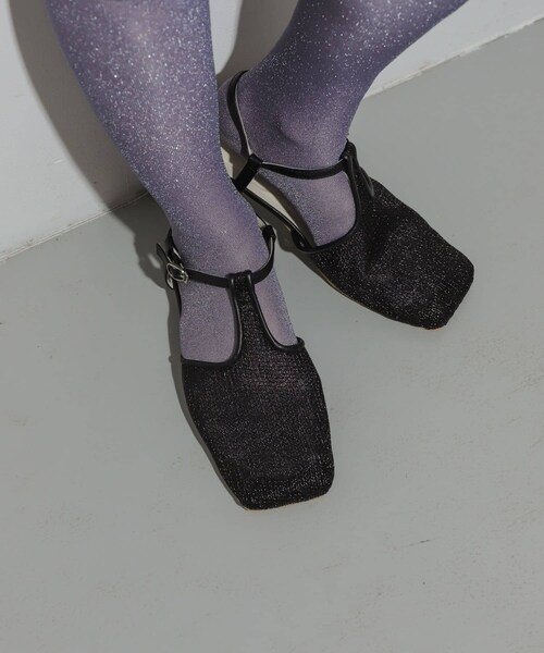 SENSE OF PLACE by URBAN RESEARCH（センスオブプレイスバイアーバンリサーチ）の「Tストラップメッシュサンダル（その他シューズ・レディース・BLACK/SILVER/GOLD・S/M/L）」の11枚目の写真
