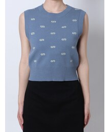 EMODA | トーンカラーフィットタンクトップ(ニット/セーター)