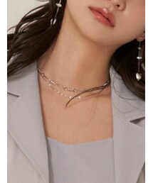 RESEXXY | チェーンコンビ2連ネックレス(ネックレス)