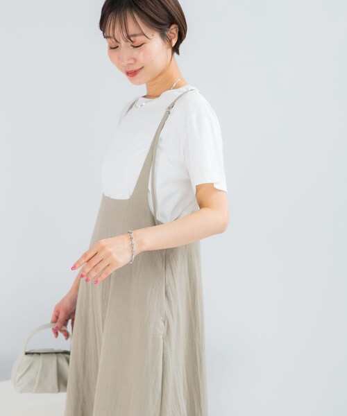 URBAN RESEARCH ROSSO（アーバンリサーチロッソ）の「UVカットアイスコットンカットソー（Tシャツ/カットソー・レディース・OFF/BLACK/MINT GREEN・Free）」の9枚目の写真