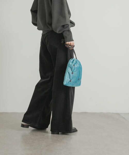 URBAN RESEARCH DOORS（アーバンリサーチドアーズ）の「『別注』Lee×DOORS　コーデュロイパンツ（その他パンツ・レディース・アイボリー/チャコール/パープル・S/M）」の20枚目の写真