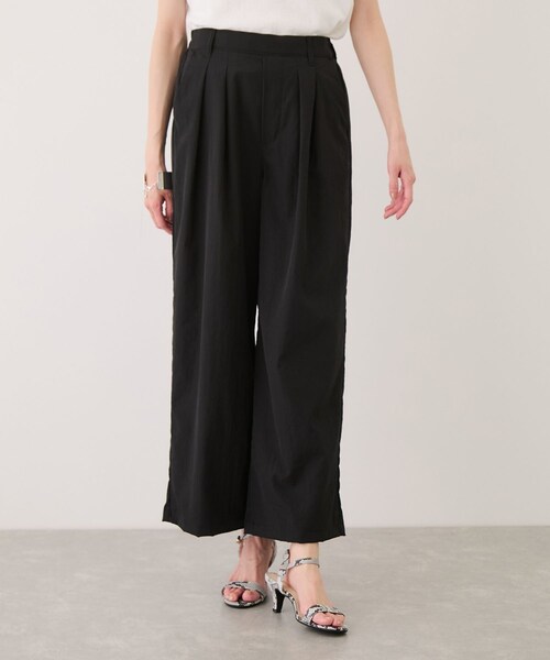 Jayro（ジャイロ）の「ストレッチテックチノワイドパンツ（その他パンツ・レディース・ブラック/ホワイト系/ベージュ・F）」の2枚目の写真