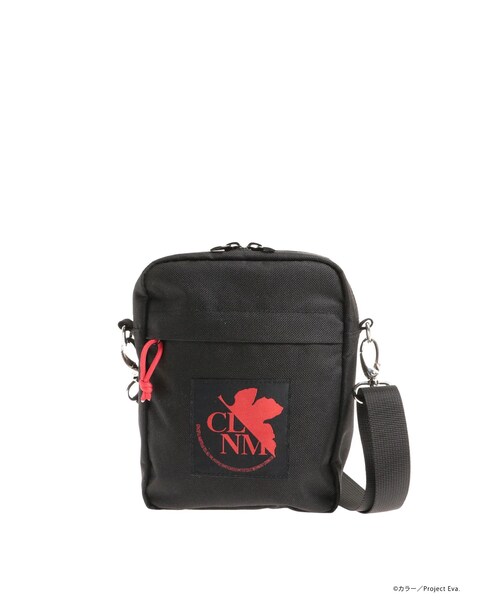 CALNAMUR（カルナムール）の「【新世紀エヴァンゲリオンコラボ】ネルフマークポシェットバッグ（ショルダーバッグ・レディース・ブラック/ピンク・F）」の6枚目の写真