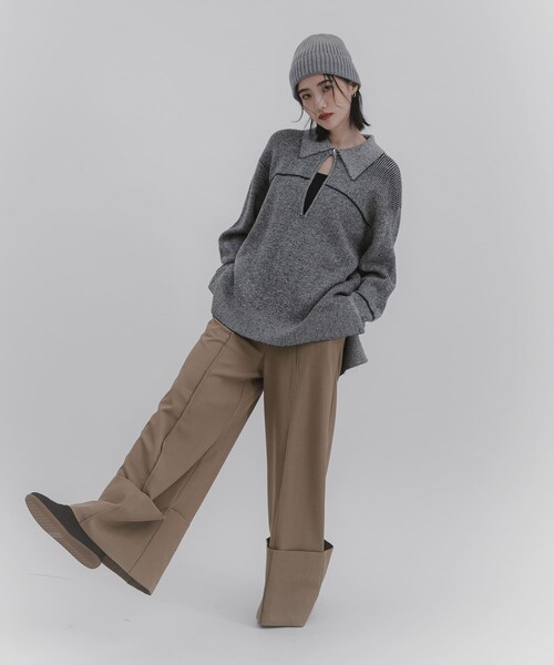 SENSE OF PLACE by URBAN RESEARCH（センスオブプレイスバイアーバンリサーチ）の「ジャーマントレーナースニーカー（スニーカー・レディース・CAMEL/NAVY/BROWN・S/M/L）」の20枚目の写真