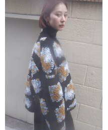 merry jenny | fluffy pattern jacket(その他アウター)