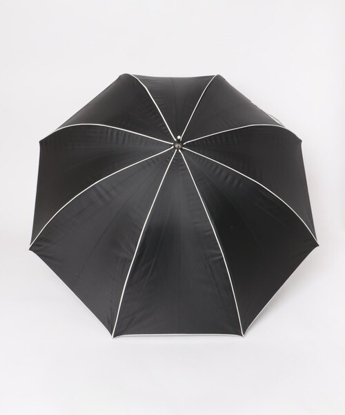 SMELLY（スメリー）の「because　晴雨兼用パイピング長傘（長傘・レディース・BEG/BLK・FREE）」の9枚目の写真