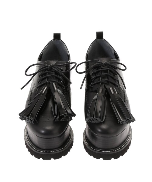 PAMEO POSE（パメオポーズ）の「Tassel Shoes（その他シューズ・レディース・ブラック/ベージュ・36/38/40）」の3枚目の写真