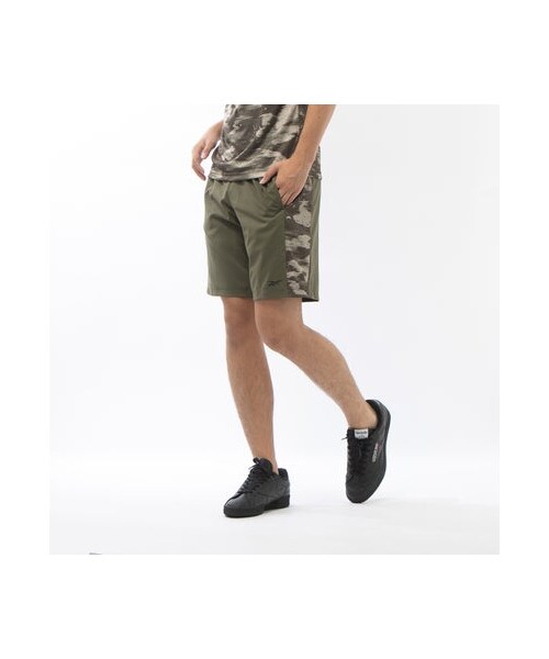 Reebok（リーボック）の「トレイン カモ ウーヴン ショーツ / TRAIN CAMO WOVEN SHORT（アウトドア/スポーツ・メンズ・100037361/100036612・J/3XO/J/2XO）」の2枚目の写真