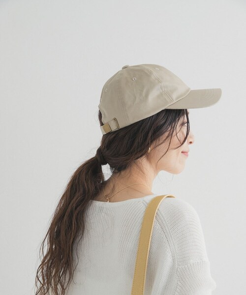 URBAN RESEARCH DOORS（アーバンリサーチドアーズ）の「刺繍ツイルキャップ（キャップ・レディース・LIGHTBEIGE/CHARCOAL/NAVY・One）」の9枚目の写真
