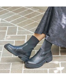 Mode et Jacomo | モード エ ジャコモ MODE ET JACOMO タンクソールニットブーツ (ブーツ)