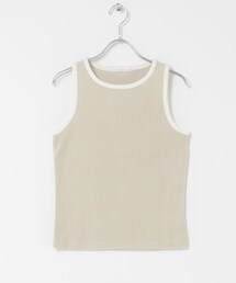 KBF | バイカラーパイルタンク(タンクトップ)