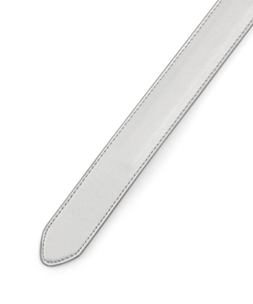 ROPE'（ロペ）の「エンボスロゴ　スライドベルト（ベルト・レディース・ブラック/ホワイト/シルバー・F）」の7枚目の写真