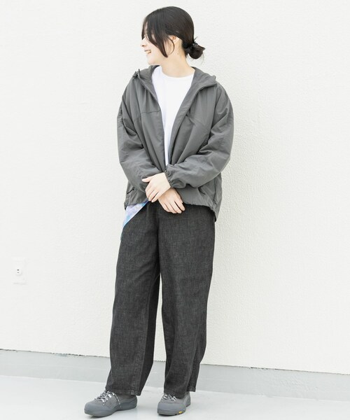 EKAL（エカル）の「『別注』Wrangler×EKAL　デニムリラックスバギーパンツ（デニムパンツ・レディース・O.W/BLACK・Free）」の10枚目の写真