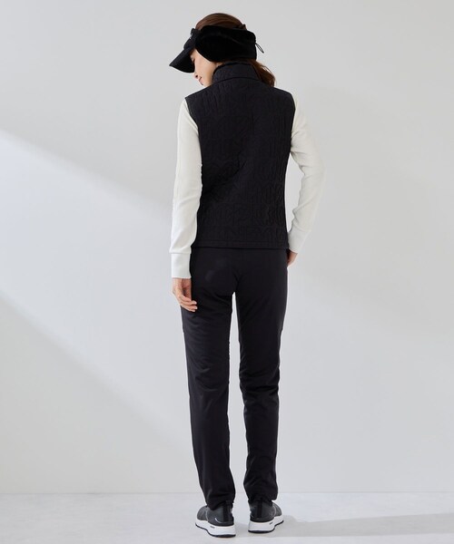 ROPE'（ロペ）の「エアシャットピンソニック加工中わたベスト/光吸収発熱・保温・防風・撥水・セットアップ対応（その他アウター・レディース・ブラック/ホワイト・L/M/S）」の10枚目の写真