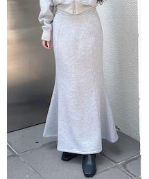 MERCURYDUO（マーキュリーデュオ）の「[セットアップ着用可能]裏毛マーメイドスカート（スカート・レディース）」