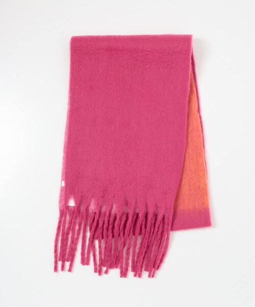 SENSE OF PLACE by URBAN RESEARCH（センスオブプレイスバイアーバンリサーチ）の「『一部WEB限定カラー』パネルボーダーストール（マフラー・レディース・RED/GREEN/YELLOW/ORANGE・one）」の15枚目の写真