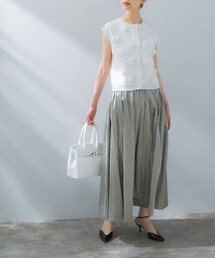 URBAN RESEARCH ROSSO | グロッシーギャザースカート(スカート)