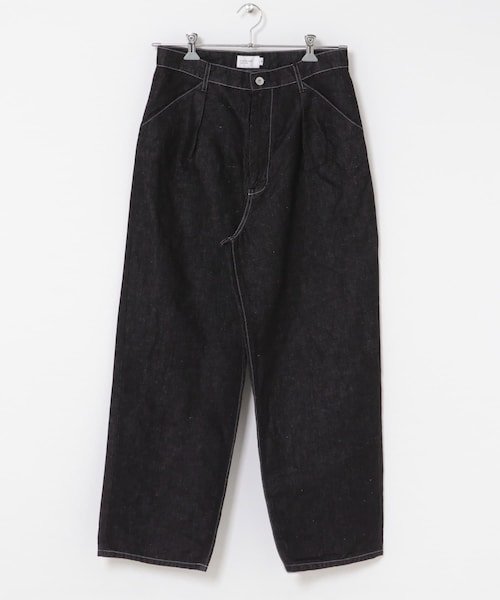 URBAN RESEARCH DOORS(アーバンリサーチドアーズ)の「STILL BY HAND HEMP MIXED DENIM PANTS(デニムパンツ・メンズ・BLACK/DARK NAVY・44/46/48)」の4枚目の写真