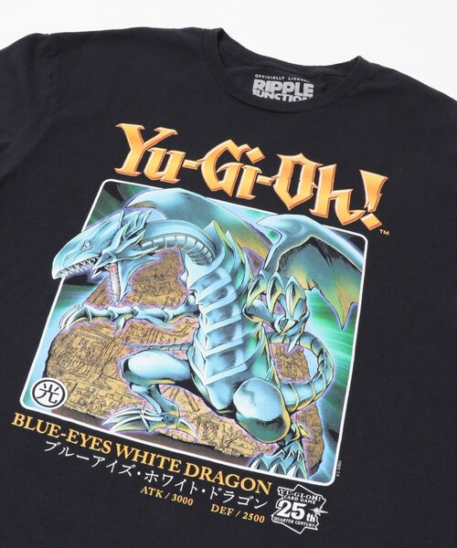 SENSE OF PLACE by URBAN RESEARCH（センスオブプレイスバイアーバンリサーチ）の「THRIFTY LOOK　YU-GI-OH BWD フェードTシャツ（Tシャツ/カットソー・メンズ・BLACK・M/L）」の4枚目の写真