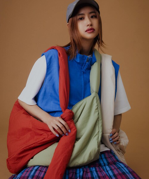 SENSE OF PLACE by URBAN RESEARCH（センスオブプレイスバイアーバンリサーチ）の「『イージーケア/セットアップ対応』リネンライクスタンドカラーWジップベスト（ベスト・メンズ・L.BLUE/CHARCOAL/NAVY・M/L）」の22枚目の写真