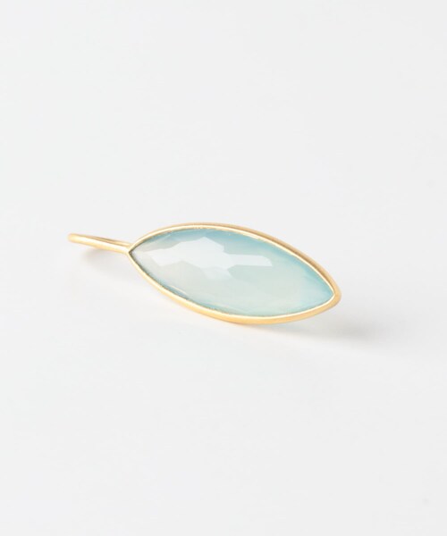 URBAN RESEARCH（アーバンリサーチ）の「LA SOEUR　マーキスフックピアス（ピアス（両耳用）・レディース・ルチルクォーツ/スモーキークォーツ/ラピスラズリ/ピーチムーン/シーブルー・-）」の15枚目の写真