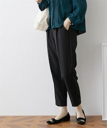 nissen | ラクしてキレイ見え　テーパードカラーパンツ(パンツ)