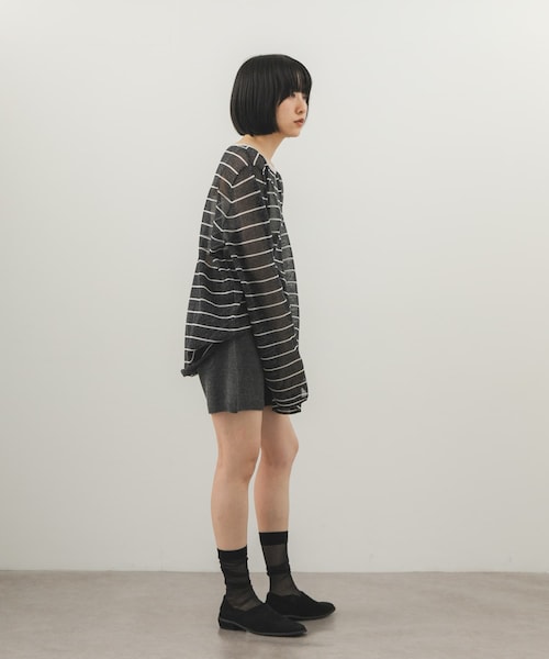 KBF(ケイビーエフ)の「ニットショートパンツ(その他パンツ・レディース・BLACK/CHARCOAL/BROWN・One)」の18枚目の写真