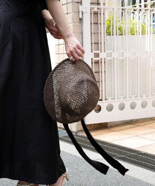 SENSE OF PLACE by URBAN RESEARCH（センスオブプレイスバイアーバンリサーチ）の「リボンツキハット（ハット・レディース・BROWN/YELLOW・one）」の7枚目の写真