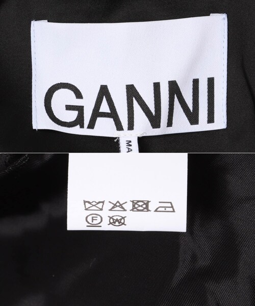 GANNI クロップドテーラードジャケット サイズ36 URBAN RESEARCH（アーバンリサーチ）の「GANNI Satin Draped Blazer