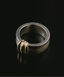 ADAM ET ROPE' | 【VINTAGE JEWELRY】グルーブドウィズ　リングコンビ750 #12(リング)