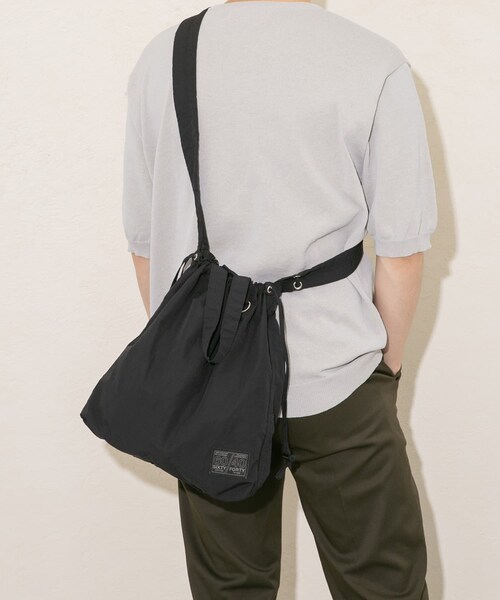 RODE SKO（ロデスコ）の「『ユニセックス』ミニロクヨンギャザーショルダートート（ショルダーバッグ・メンズ・KHAKI/BLACK/GREIGE・one）」の8枚目の写真