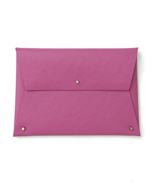 URBAN RESEARCH DOORS（アーバンリサーチドアーズ）の「PVC クラッチバック（クラッチバッグ・レディース・IVORY/BLUE/PINK・one）」の3枚目の写真