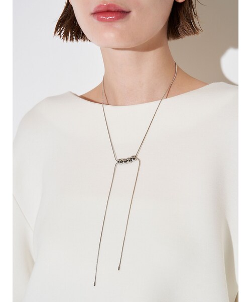 ELENDEEK（エレンディーク）の「MULTI SLIDER NECKLACE（ネックレス・レディース・シルバー/ゴールド・F）」の8枚目の写真