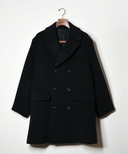 blurhms】Wool Cashmere Pea Coat