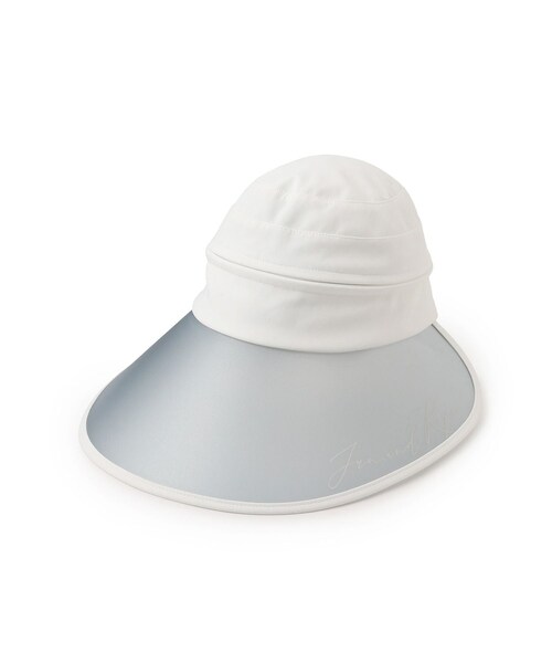 ROPE'(ロペ)の「【UV】2WAY セルハット(ハット・レディース・ブラック/ホワイト・F)」の3枚目の写真