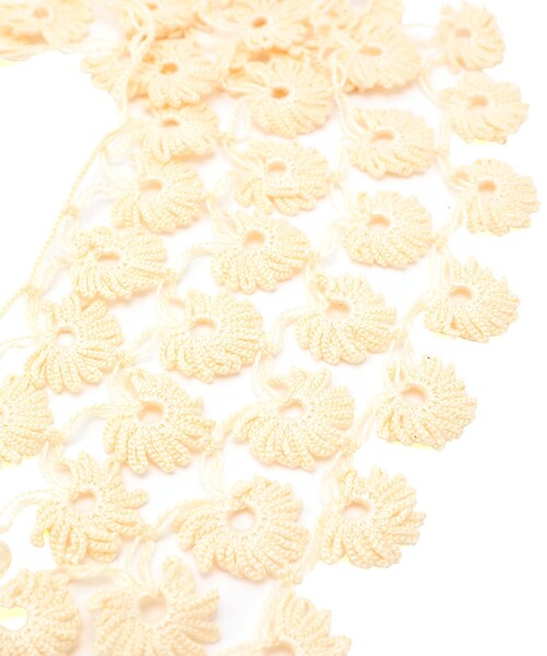 ADAM ET ROPE'（アダムエロペ）の「【J'aDoRe・店舗限定】【SERA STUDIO】large flowers belt(4lines)（ベルト・レディース・ベージュ/ネイビー系・F）」の10枚目の写真