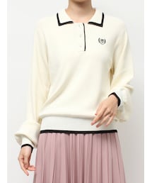 TONAL | 【POLO BCS】2枚衿ポロニット(ニット/セーター)