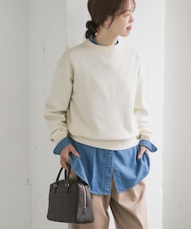 『仁村紗和さん着用』『UR TECH 200日ニット』スウェットライクプルオーバー