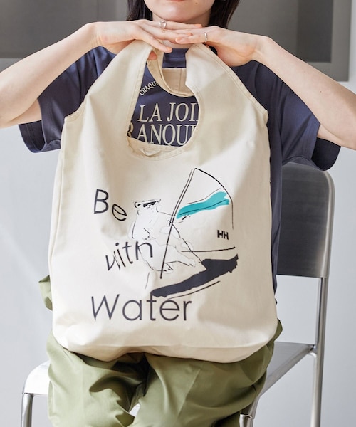 ROPE' PICNIC（ロペピクニック）の「【HERRY HANSEN/へリーハンセン】TEAR DROP TOTE（トートバッグ・レディース・キナリ/キナリ系・F）」の8枚目の写真