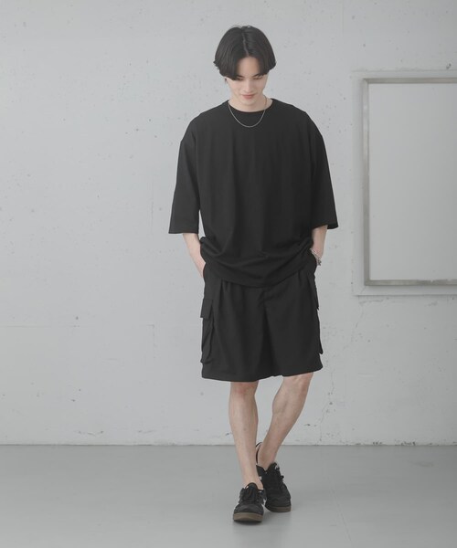 SENSE OF PLACE by URBAN RESEARCH(センスオブプレイスバイアーバンリサーチ)の「ワイドカーゴショートパンツ(その他パンツ・メンズ・IVORY/BLACK/CHARCOAL・M/L)」の20枚目の写真