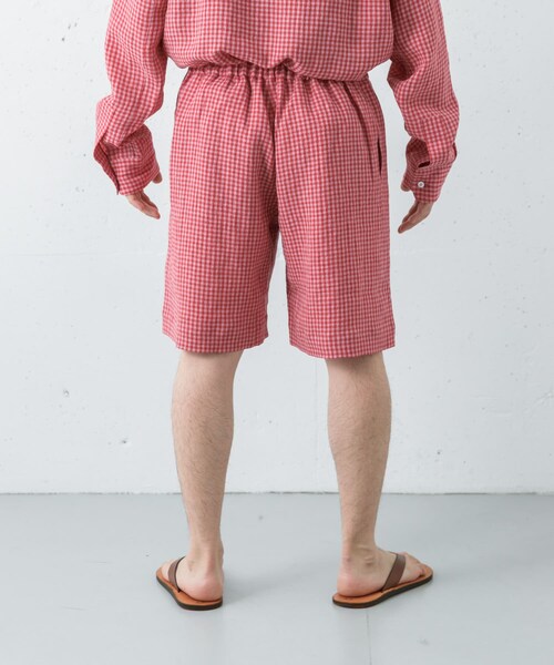 URBAN RESEARCH(アーバンリサーチ)の「『別注』Cale×URBAN RESEARCH SHORTS(その他パンツ・メンズ・PINK×RED・3/4)」の3枚目の写真