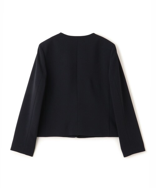 ROPE'(ロペ)の「トリアセダブルクロス クルーネックジャケット/イージーケア・セットアップ対応・26SS(ノーカラージャケット・レディース・ベージュ/ネイビー・36/38/40)」の20枚目の写真