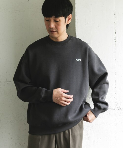 URBAN RESEARCH DOORS（アーバンリサーチドアーズ）の「『XLサイズ/WEB限定』『別注』PENNEYS×DOORS　THE FOX クルーネックスウェット（スウェット・メンズ・BEIGE/ASH/CHARCOAL/RED・M/L/XL）」の12枚目の写真