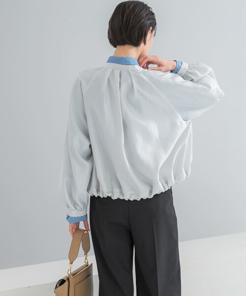 URBAN RESEARCH ROSSO（アーバンリサーチロッソ）の「ビンテージツイルライトブルゾン（ブルゾン・レディース・IVORY/D/BROWN・Free）」の19枚目の写真