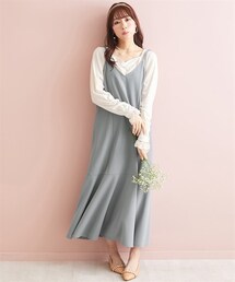 marun | 大きいサイズカットジャージーキャミソールワンピースmarun(ワンピース)