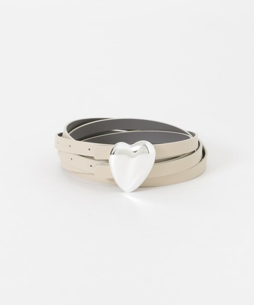URBAN RESEARCH(アーバンリサーチ)の「A VACATION HEART W SILVER BELT(ベルト・レディース・BLK BLK/IVO GRAY・-)」の10枚目の写真