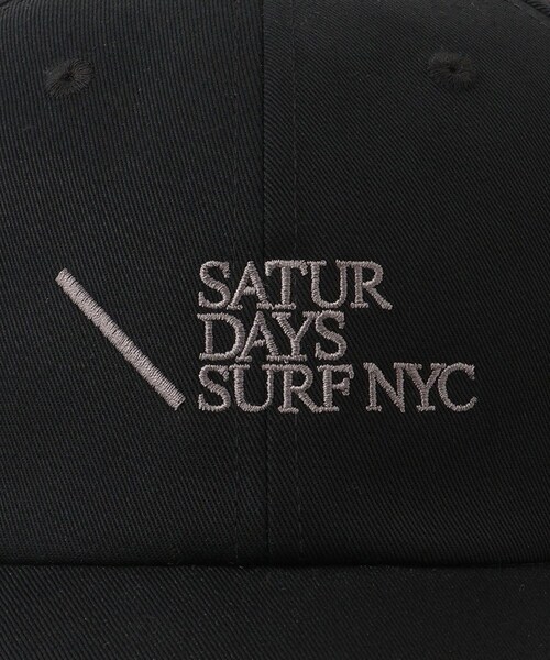 Saturdays NYC（サタデーズ ニューヨークシティ ）の「Slash Surf Cap（キャップ・レディース・ブラック/キナリ/ダークブラウン・F）」の11枚目の写真